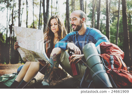 Camp Forest Adventure Travel Remote Relax Concept Camp Forest Adventure Travel Remote Relax Concept 24661909