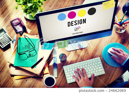 CMYK Ink Design Graphics Creativity Concept CMYK Ink Design Graphics Creativity Concept 24662069