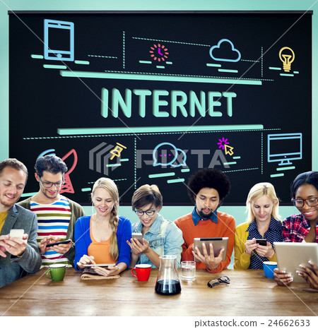 Internet Data Digital Homepage Connection Concept 24662633