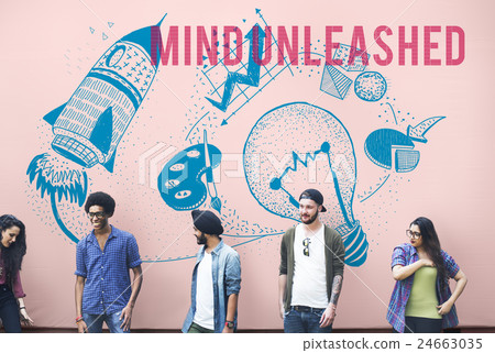 Mind Unleashed Ideas Creativity Imagination Concept 24663035
