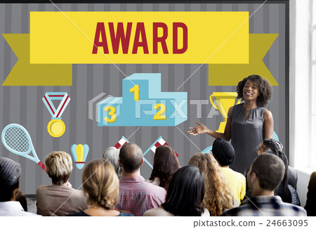 Award Ceremony Certification Challenge Win Concept Award Ceremony Certification Challenge Win Concept 24663095