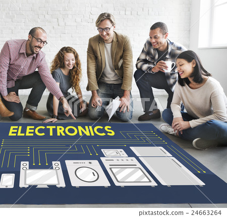 Electronics Capacitor Contemporary Technology Concept 24663264