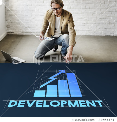 Development Graph Big Business Graphic Concept Development Graph Big Business Graphic Concept 24663374