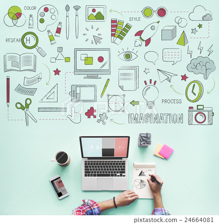 Imagination Inspiration Ideas Creativity Design Concept 24664081