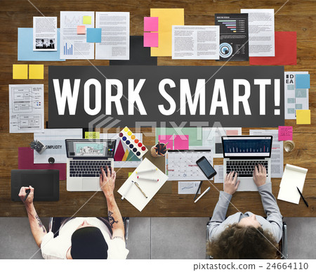 Work Smart Effectively Creative Thinking Concept 24664110