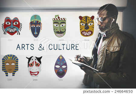 Cultural Traditional Masks Global Concept Cultural Traditional Masks Global Concept 24664650