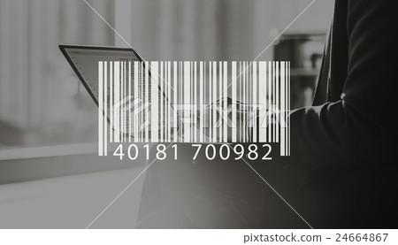 Barcode Mark Sign Market Item Concept Barcode Mark Sign Market Item Concept 24664867