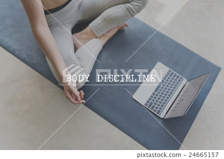 Body Soul Mind Descipline Strength Concept Body Soul Mind Descipline Strength Concept 24665157