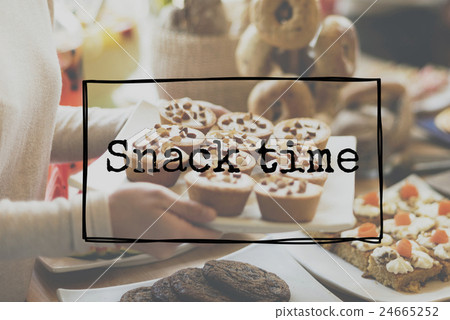 Snack Time Food Meal Treat Concept 24665252