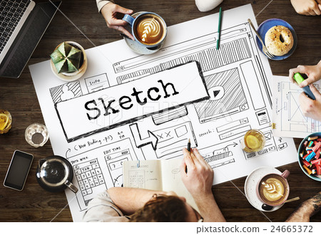 Sketch Ideas Design Conceptualize Plan Concept 24665372