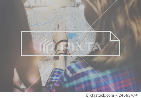 Friends Travel Destination Casual Concept 24665474
