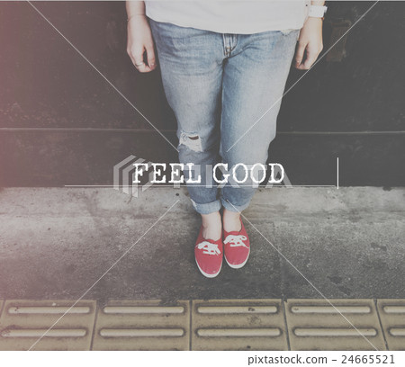 Happy Life Feel Good Happiness Live Concept 24665521
