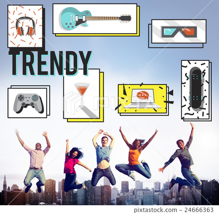 Youth Culture Free Yolo Trendy Teenage Concept 24666363