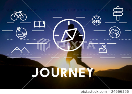 Journey Vacation Holiday Travel Compass Concept 24666366