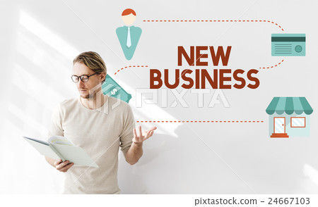 New Business Start up Fresh Ideas Vision Concept 24667103