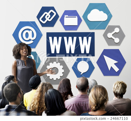 Technology Www Network Graphics Concept Technology Www Network Graphics Concept 24667110