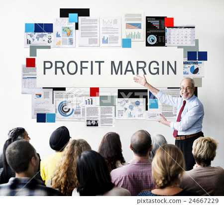 Profit Margin Payments Revenue Budget Concept 24667229