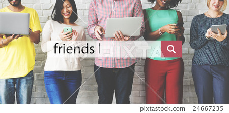 Friends Forever Community Partnership Unity Concept Friends Forever Community Partnership Unity Concept 24667235