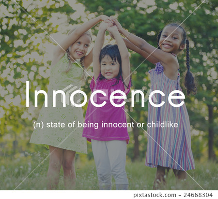 Innocence Naive Innocent Kids Childish Concept 24668304