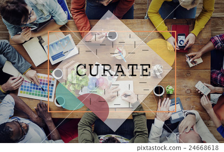 Curate Ideas Imagination Inspiration Skills Concept 24668618