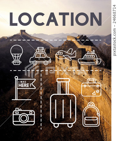 Location Mapping Journey Navigation Concept Location Mapping Journey Navigation Concept 24668714