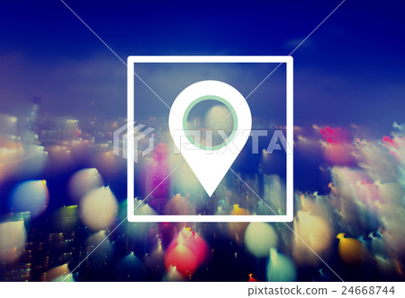 Location Destination Navigation Pointer Concept 24668744