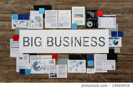 Big Business Capitalism Company Competition Concept Big Business Capitalism Company Competition Concept 24669056