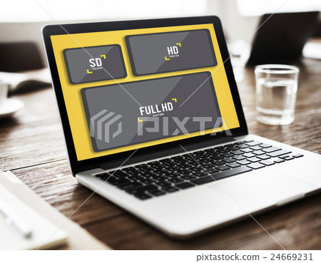 Television Resoultion Multimedia Technology Concept 24669231