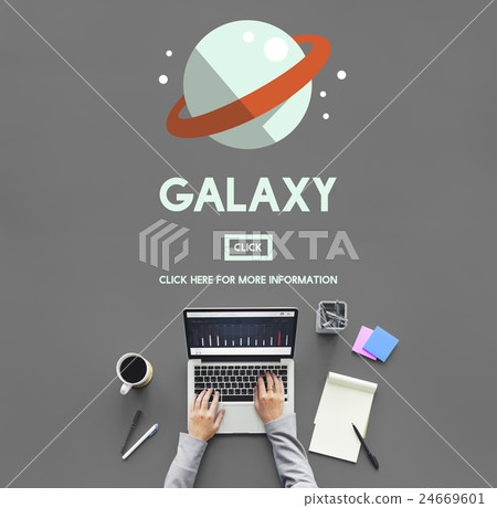 Galaxy Astrology Planet Gravity Concept 24669601