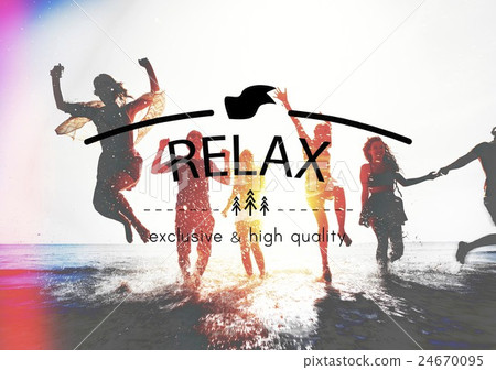 Relax Relaxation Rest Chill Peace Vacation Life Concept Relax Relaxation Rest Chill Peace Vacation Life Concept 24670095