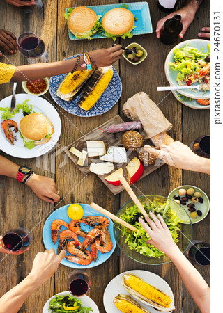 Food Festive Restaurant Party Unity Concept 24670131