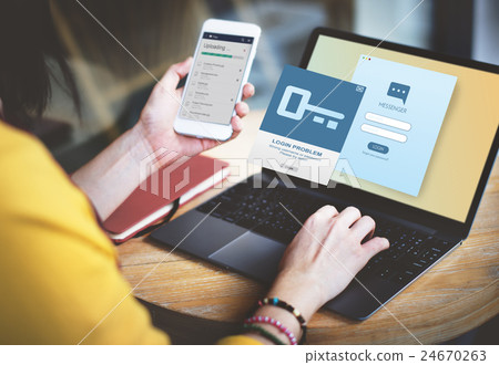Security Register Account Apply Concept Security Register Account Apply Concept 24670263