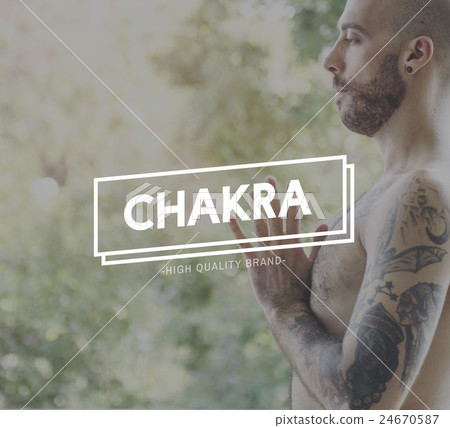 Chakra Body Mind and Soul Meditation Focus Spirituality Concept 24670587