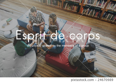 Esprit De Corps Group Loyalty People Graphic Concept Esprit De Corps Group Loyalty People Graphic Concept 24670989