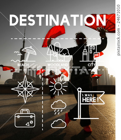 Location Mapping Journey Navigation Concept 24671010