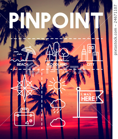 Location Mapping Journey Navigation Concept 24671107