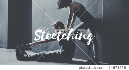 Exercise Wellness Motivational Graphic Concept Exercise Wellness Motivational Graphic Concept 24671256