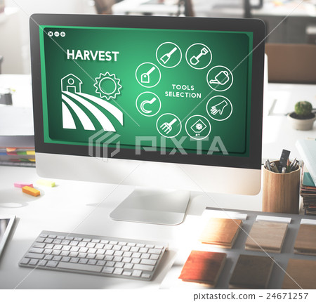 Agriculture Harvest Agronomy Cultivation Production Concept Agriculture Harvest Agronomy Cultivation Production Concept 24671257