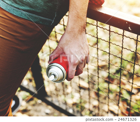 Graffiti Street Art Culture Spray Abstract Concept 24671326