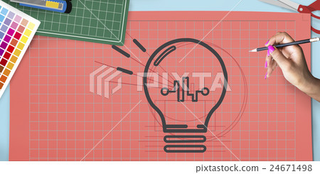 Bulb Ideas Action Vision Thoughts Objective Concept Bulb Ideas Action Vision Thoughts Objective Concept 24671498