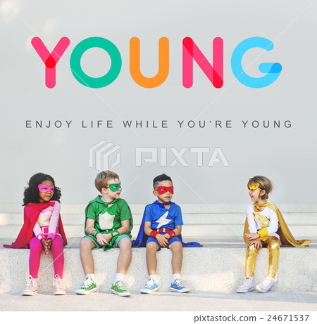 Kids Innocent Children Child Young Concept 24671537