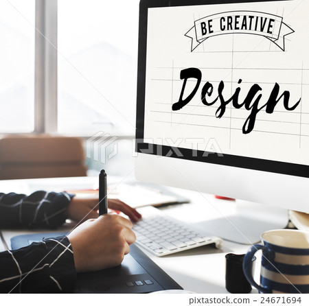 Design Be Creative Art Graphic Concept 24671694