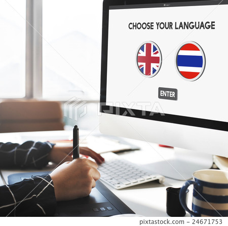 Thai English Language Communication Global Concept Thai English Language Communication Global Concept 24671753