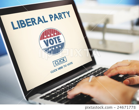 Liberal Party Election Vote Democracy Concept 24671778