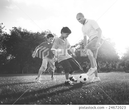 Family Bonding Cheerful Children Parenting Love Concept 24672023