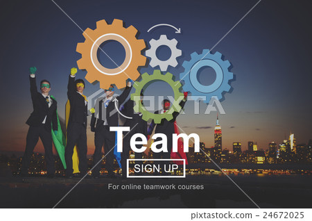Team Teamwork Collaboration Connection Unity Concept 24672025