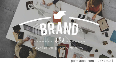 Brand Branding Label Marketing Profile Trademark Concept Brand Branding Label Marketing Profile Trademark Concept 24672081