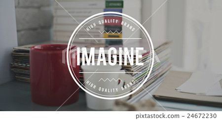 Imagine Expect Robotic Dream Big Concept 24672230