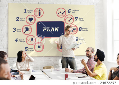 Business Analytics Strategy Methods Tactics Graphic Concept Business Analytics Strategy Methods Tactics Graphic Concept 24672257