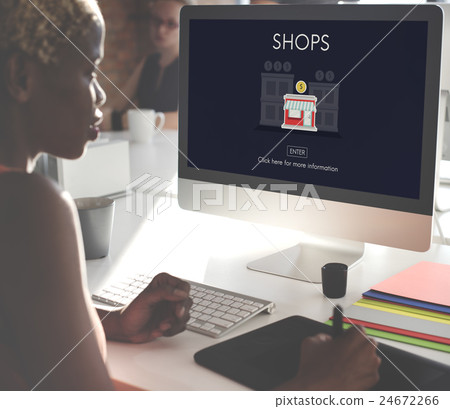 Stores Shops Business Opportunity Investment Concept Stores Shops Business Opportunity Investment Concept 24672266